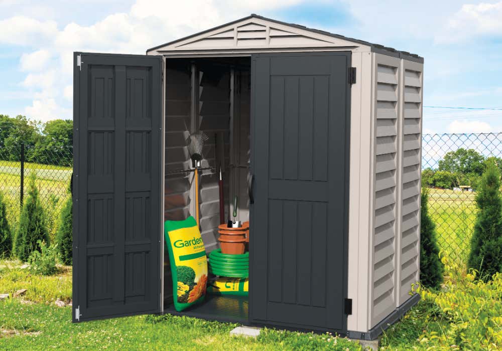 DURAMAX Kunststoff-Gerätehaus 1,70x1,70 m