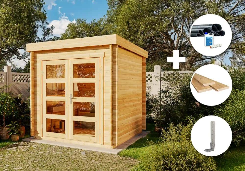 ECO Set - Gartenhaus Paloma Petit ECO Set - Gartenhaus Paloma Petit
