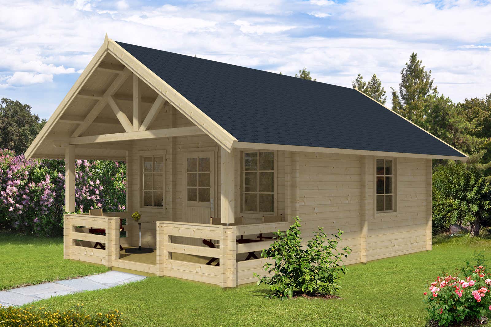 Garten-und Freizeithaus Lillehammer ISO|7x5m Garten-und Freizeithaus Lillehammer ISO|7x5m