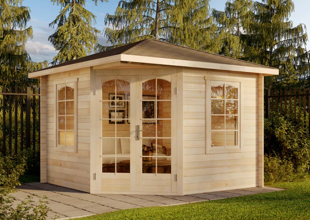 5-Eck Gartenhaus Viking ISO|3x3m|Rabatt:33% 5-Eck Gartenhaus Viking ISO|3x3m|Rabatt:33%