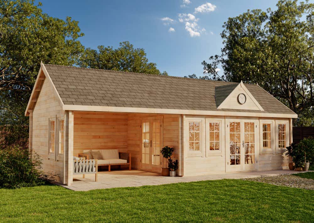 Gartenhaus CLOCKHOUSE® Big Ben 70|10x4m