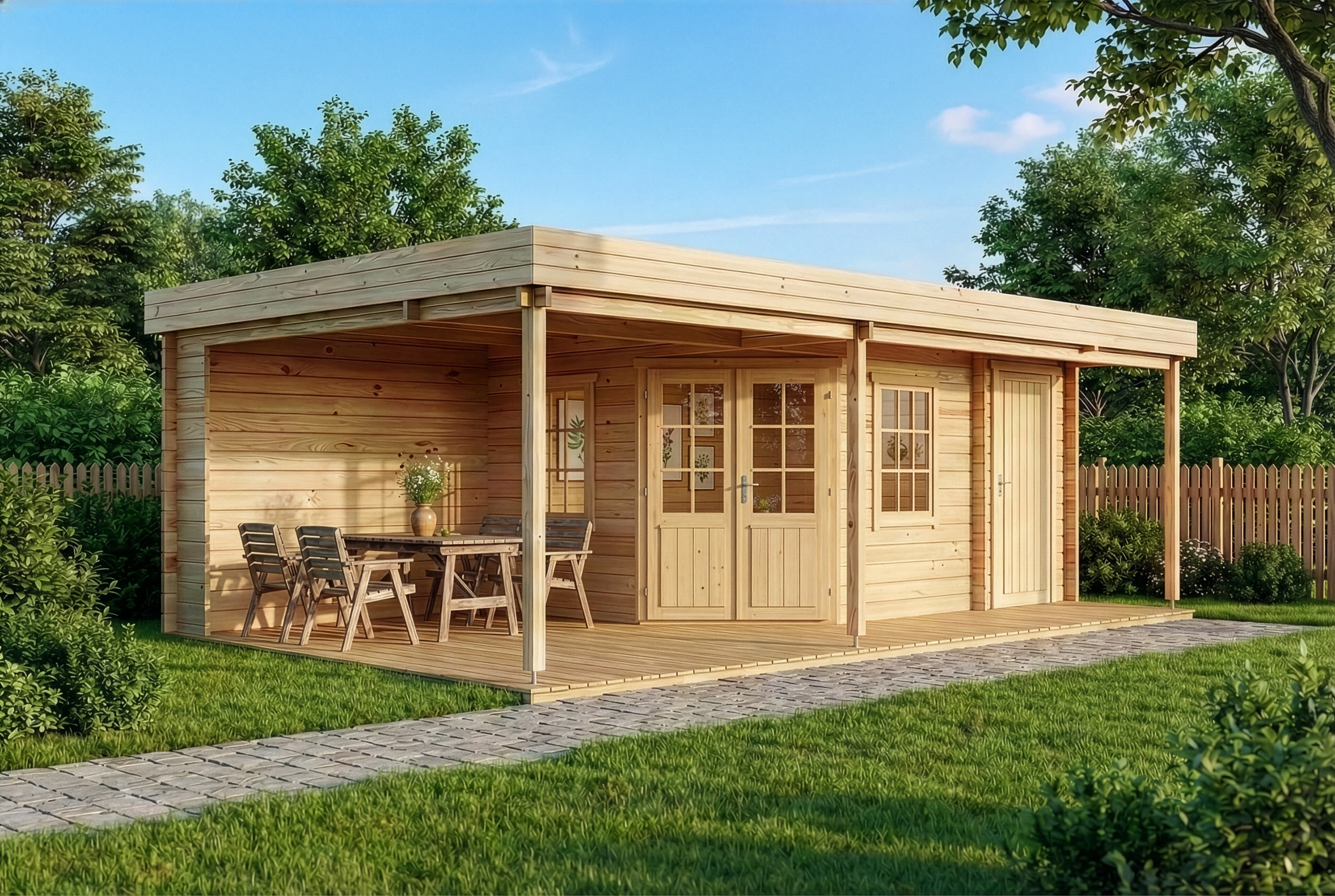 Gartenhaus Johanna Plus | 7x4m Gartenhaus Johanna Plus | 7x4m