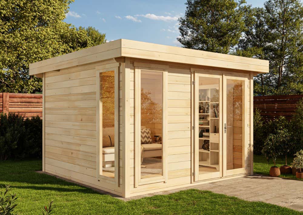 23 % Rabatt: Gartenhaus Aldo-28 A 16m² 23 % Rabatt: Gartenhaus Aldo-28 A 16m²