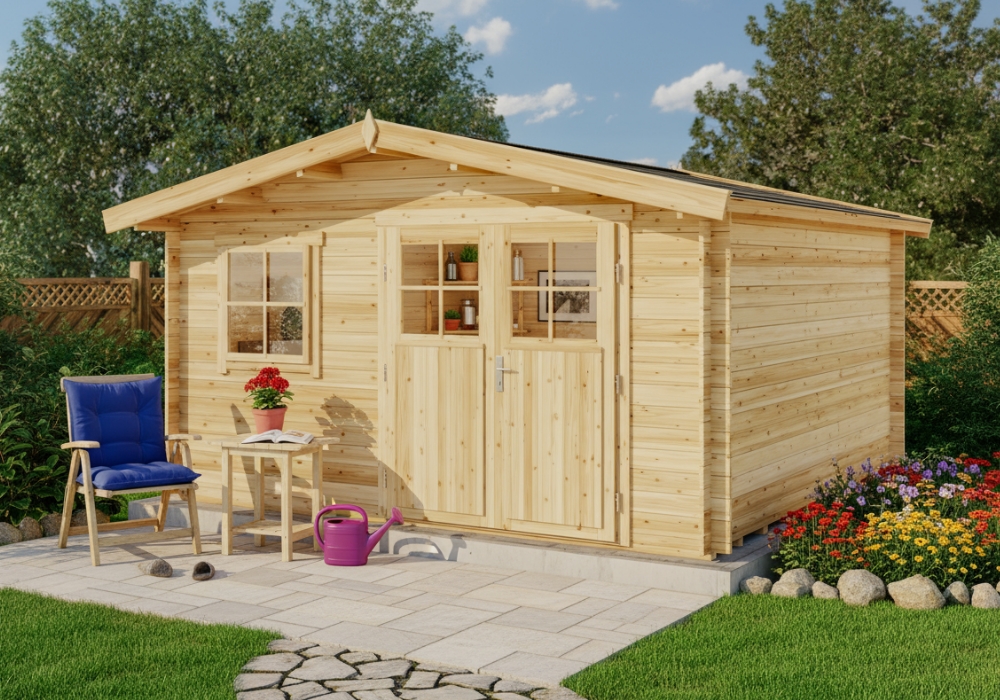 21 % Rabatt: Gartenhaus Valeria-28 16m² 21 % Rabatt: Gartenhaus Valeria-28 16m²