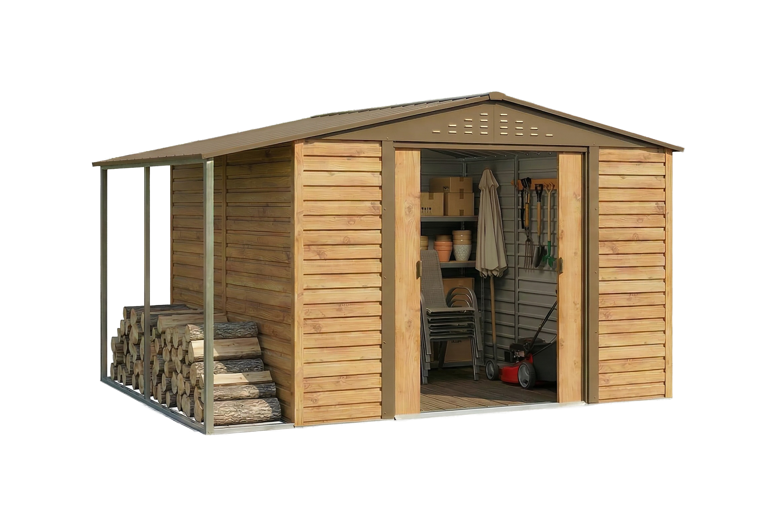 duramax-metall-geratehaus-alpine-3x3m-holzoptik-mit-anbau-280119-D7-1-00033-2528x1696