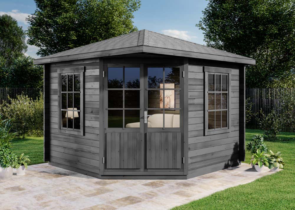 5-Eck Gartenhaus Modell Monica|3x3m 5-Eck Gartenhaus Modell Monica|3x3m