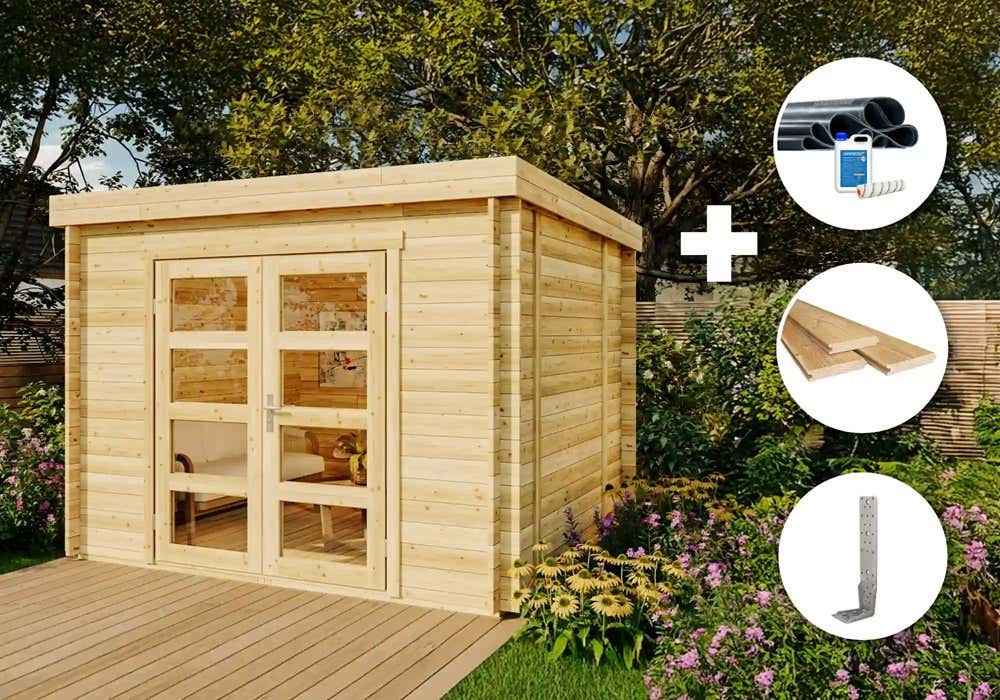 ECO Set - Gartenhaus  Paloma Sol