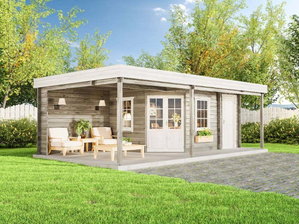 25 % Rabatt: Gartenhaus Johanna-40 Plus 28m² 25 % Rabatt: Gartenhaus Johanna-40 Plus 28m²