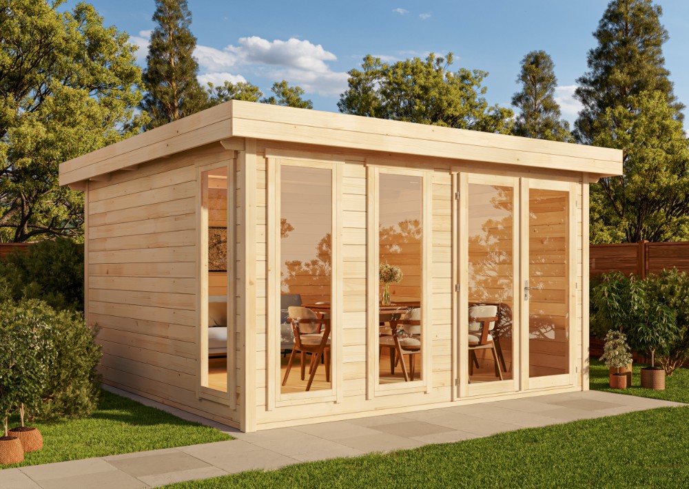 B-Ware Gartenhaus Aldo-28 B – Ohne Schutz-Imprägnierung | 4x4m | Rabatt:30% B-Ware Gartenhaus Aldo-28 B – Ohne Schutz-Imprägnierung | 4x4m | Rabatt:30%