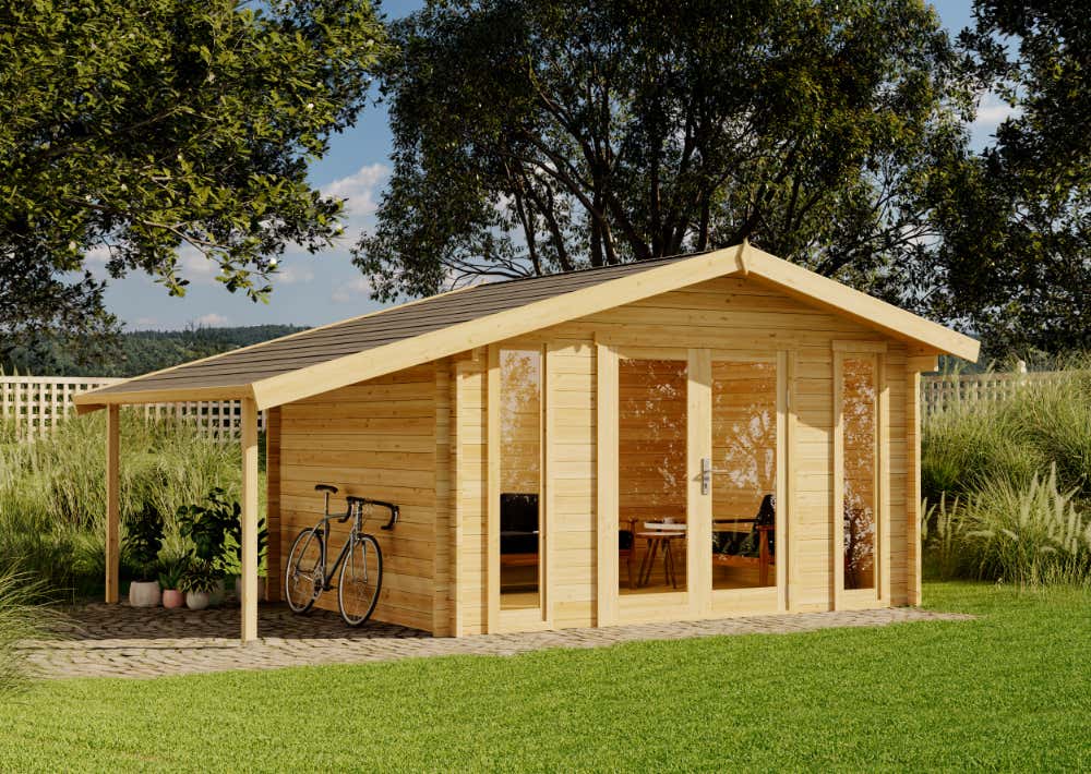 Alpholz Gartenhaus Mirko Modern D