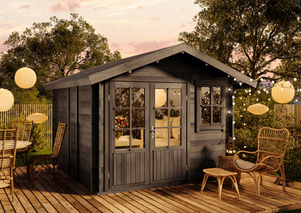 Alpholz Gartenhaus Palermo|3x3m Alpholz Gartenhaus Palermo|3x3m