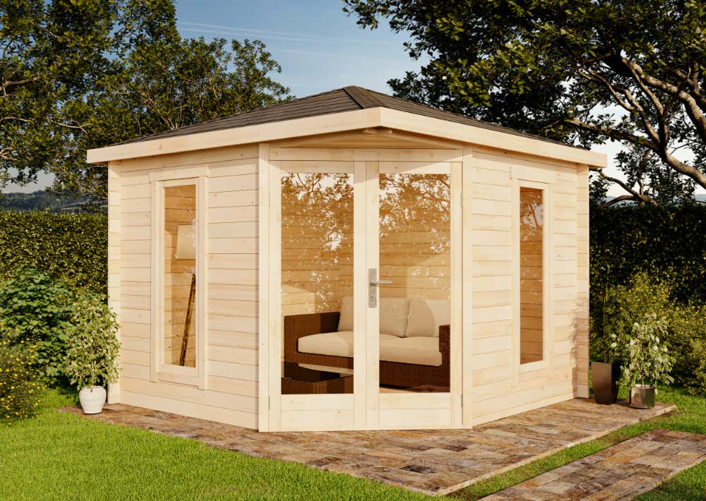 5-Eck Gartenhaus Liwa Compact