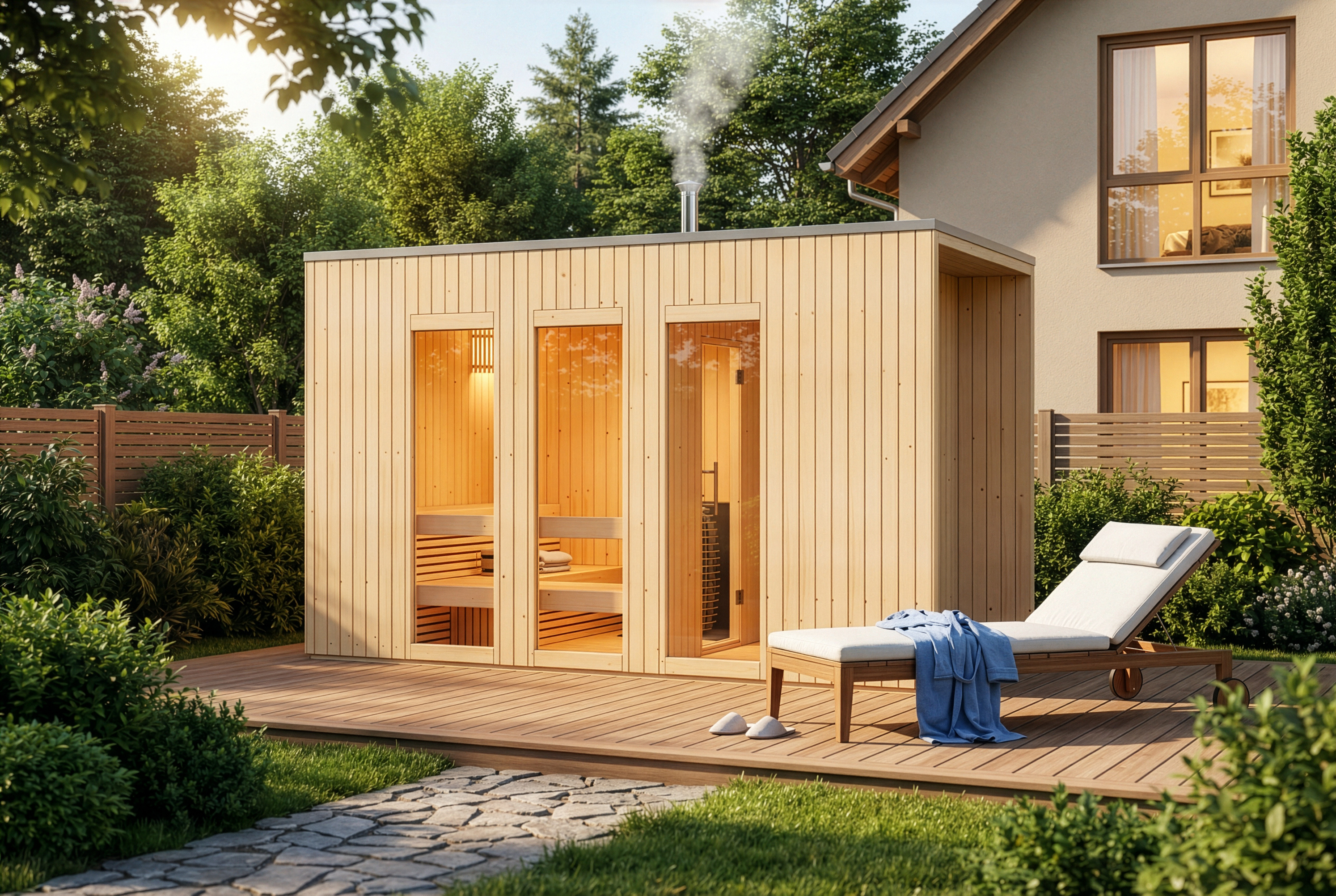 Rabatt: 23 % FinnTherm Saunahaus Tim 2m²