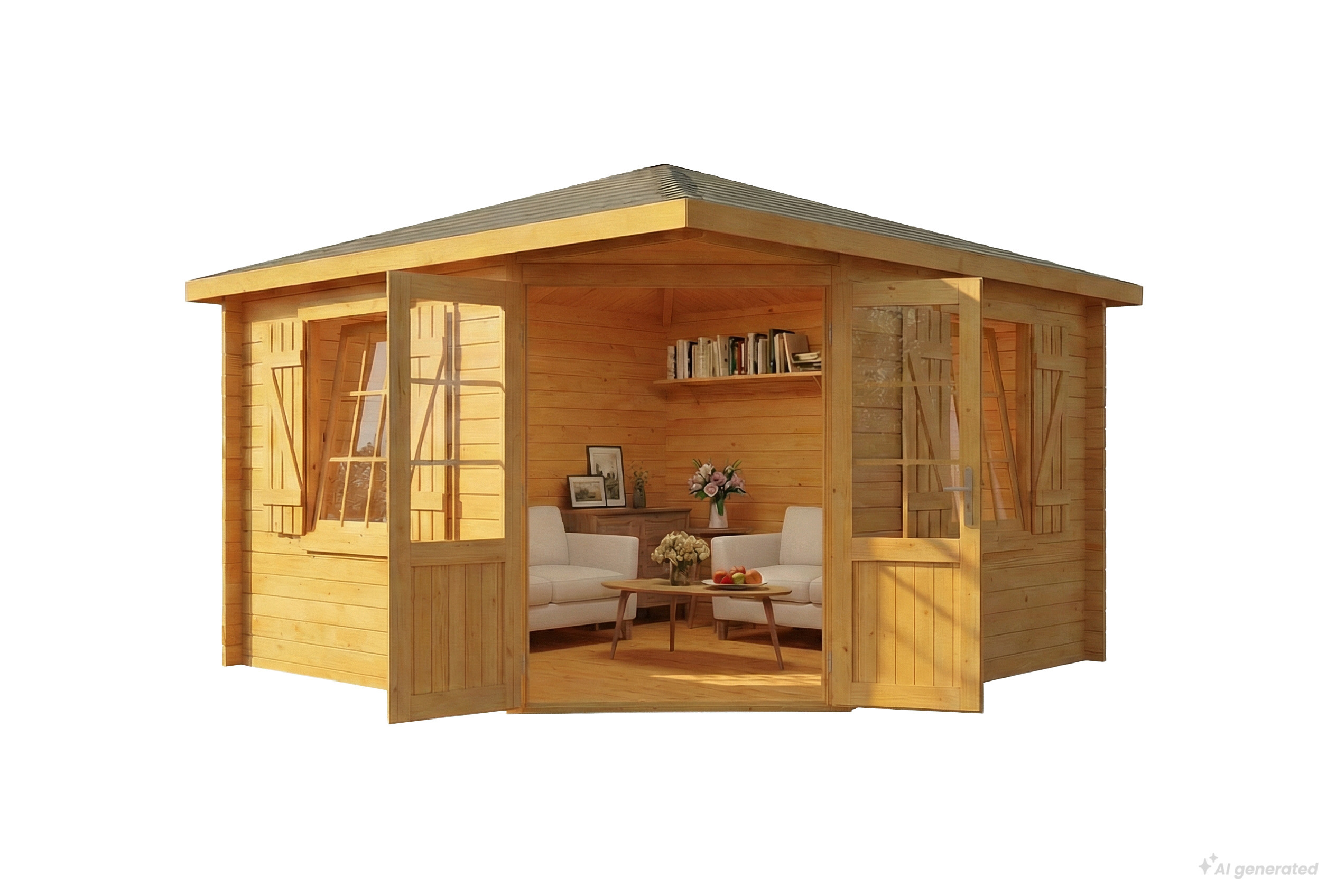 b-ware-5-eck-gartenhaus-monica-royal---mit-impragnierung-pinie-28-mm-wandstarke-286489-L1-B-00243-2528x1696
