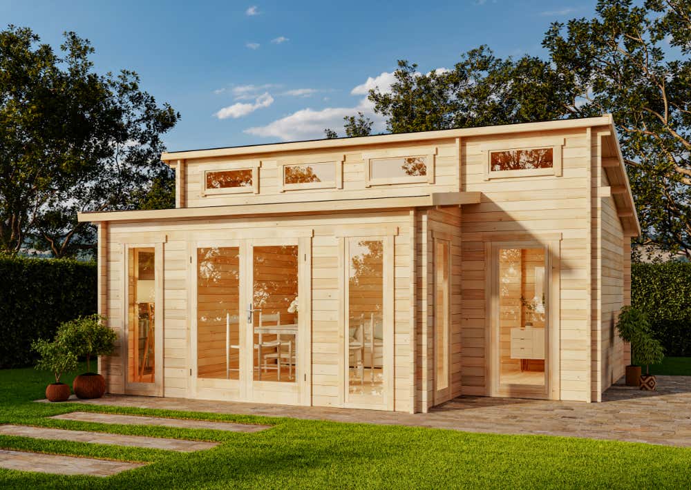 29 % Rabatt: Gartenhaus Lausitz Prima 30m² 29 % Rabatt: Gartenhaus Lausitz Prima 30m²