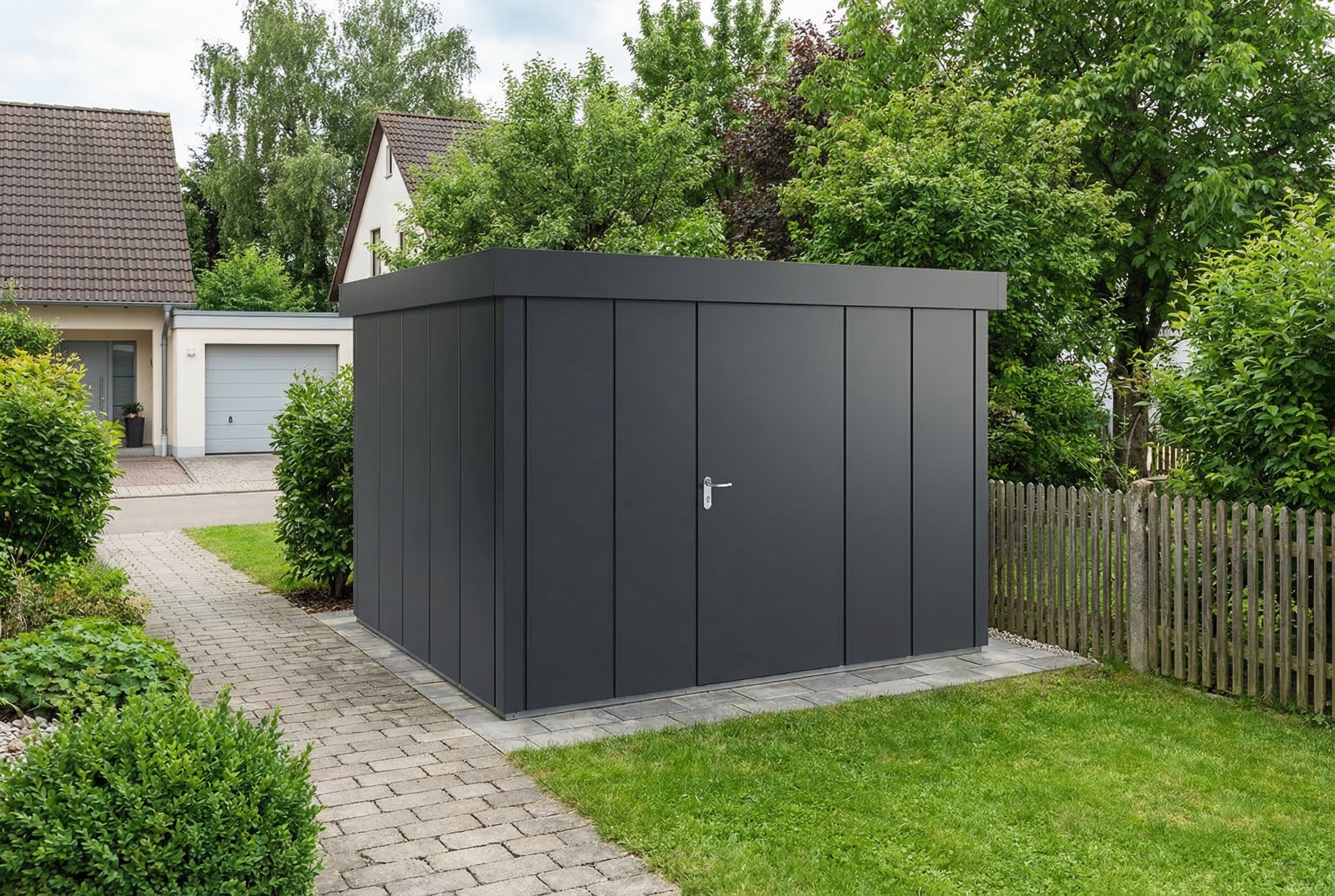 Hörmann Metallgerätehaus 310x262cm Junoline JFD13 Design