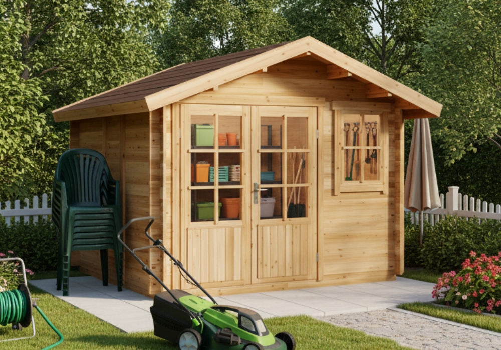 22% Rabatt! Alpholz Gartenhaus Palermo | 3x3m 22% Rabatt! Alpholz Gartenhaus Palermo | 3x3m