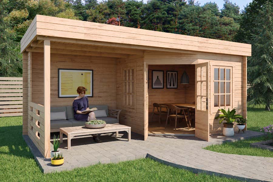 Gartenhaus Modell Hanna-40|6x3m Gartenhaus Modell Hanna-40|6x3m