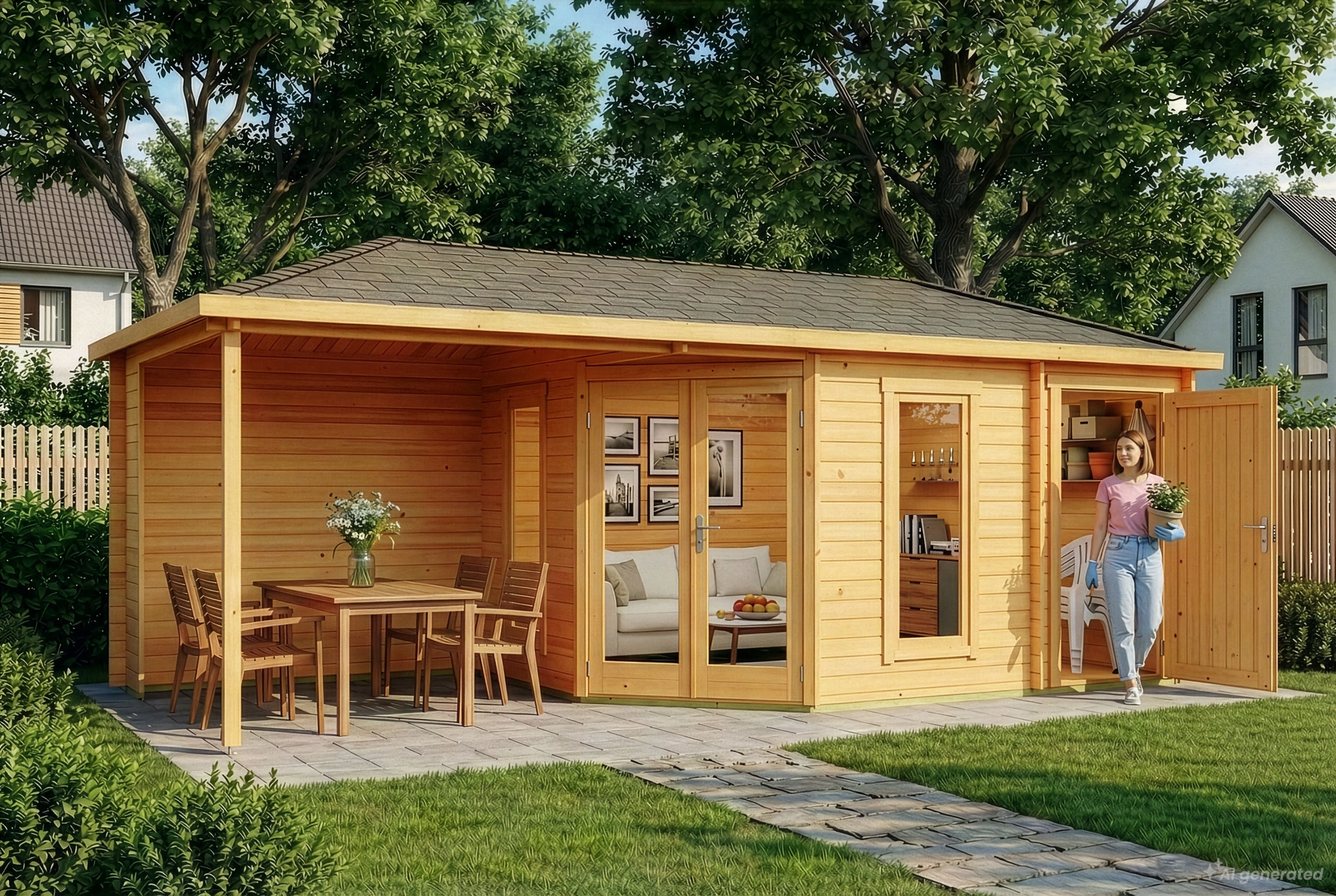 eco-set---5-eck-gartenhaus-liwa-mit-anbau---impragniert-284203-L1-1-00526-5056x3392