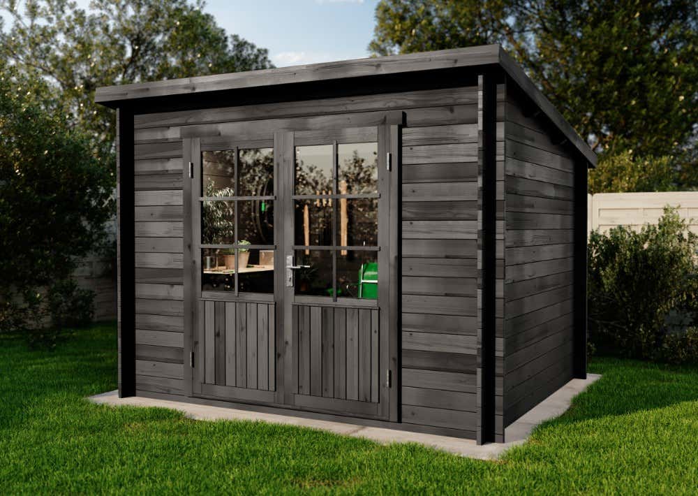 Pultdach Gartenhaus Maria|3x3m|Rabatt:9% Pultdach Gartenhaus Maria|3x3m|Rabatt:9%