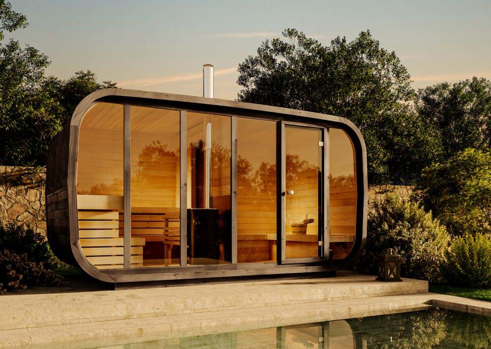 FinnTherm Fasssauna ScandiCube Space