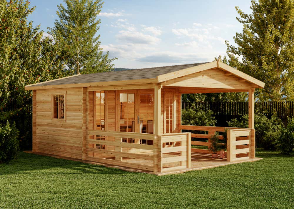 Gartenhaus Lappland-40 B% reduziert: Gartenhaus Lappland-40 B 24m² Gartenhaus Lappland-40 B% reduziert: Gartenhaus Lappland-40 B 24m²