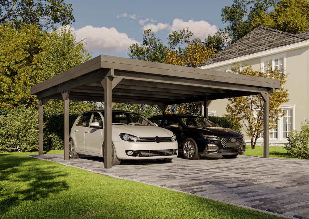 Doppelcarport Olaf "Grey Line"