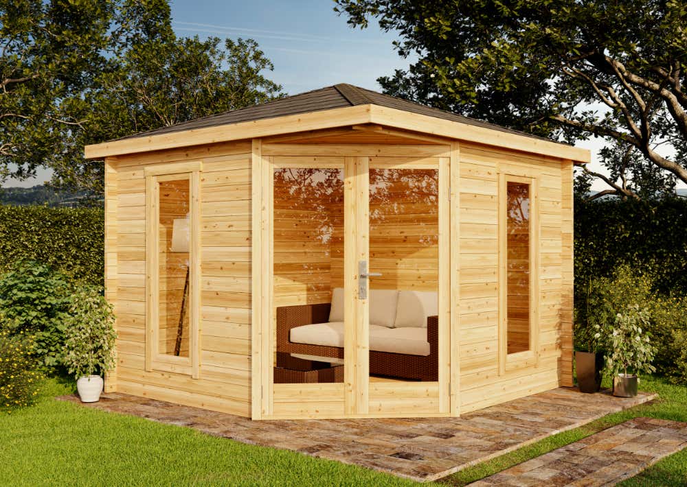 5-Eck Gartenhaus Liwa Compact
