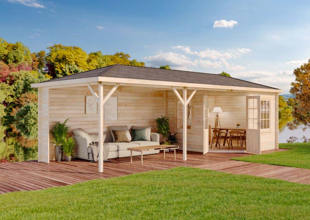 Gartenhaus Mississippi | 8x3m Gartenhaus Mississippi | 8x3m