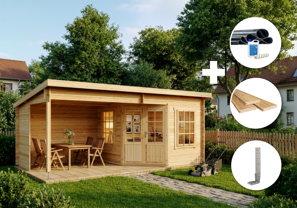 ECO Set - Gartenhaus Carl