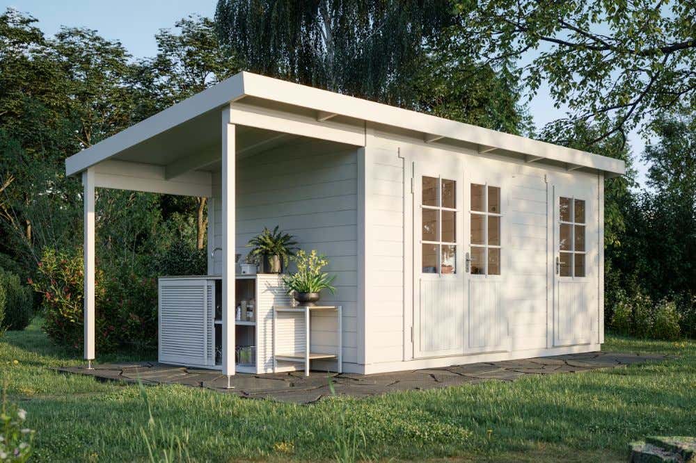 Alpholz Schwedenhaus Margareta|6x2m|Rabatt:22%
