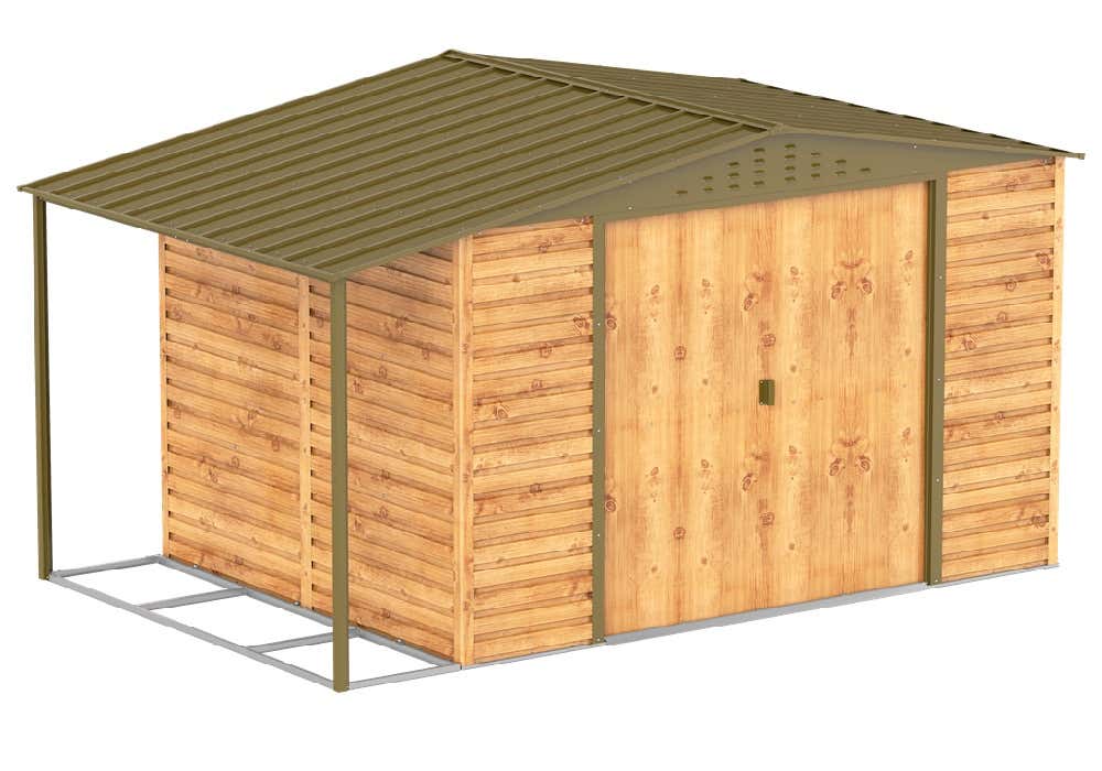 duramax-metall-geratehaus-alpine-3x2-4m-holzoptik-mit-anbau-259527-D7-1-00031-1000x700