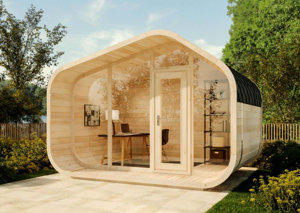 Gartenhaus ScandiCube Wave Premium | 4x3m | Rabatt:12% Gartenhaus ScandiCube Wave Premium | 4x3m | Rabatt:12%
