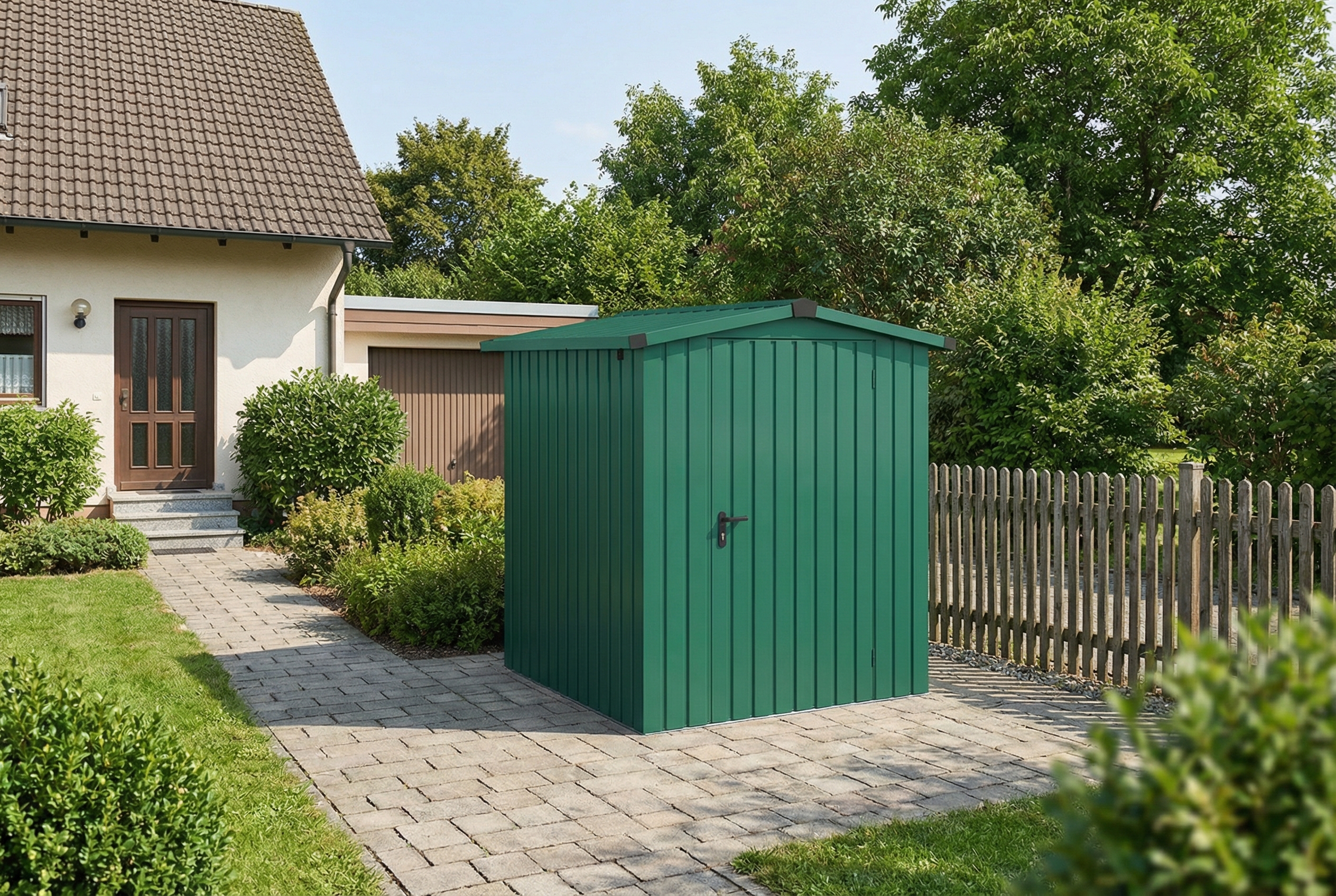 EcoStar Metallgerätehaus made by Hörmann 166x166 cm