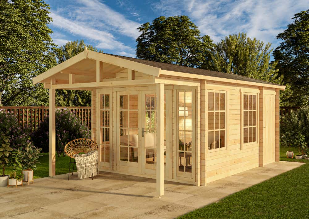 28 % Rabatt: Gartenhaus Kim-Avant 40 18m² 28 % Rabatt: Gartenhaus Kim-Avant 40 18m²