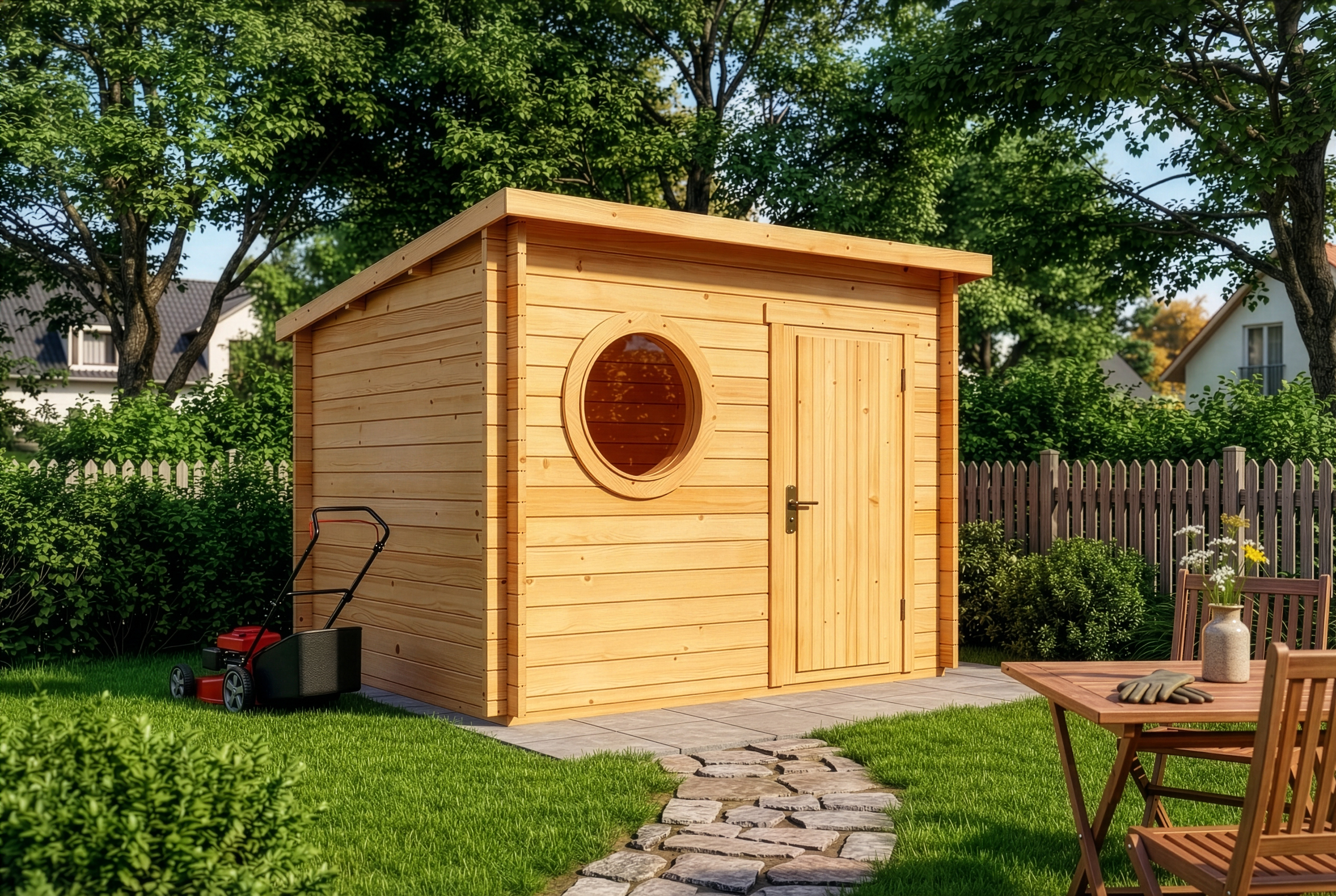 15% Rabatt! Gartenhaus Maria Rondo A | 3x2m