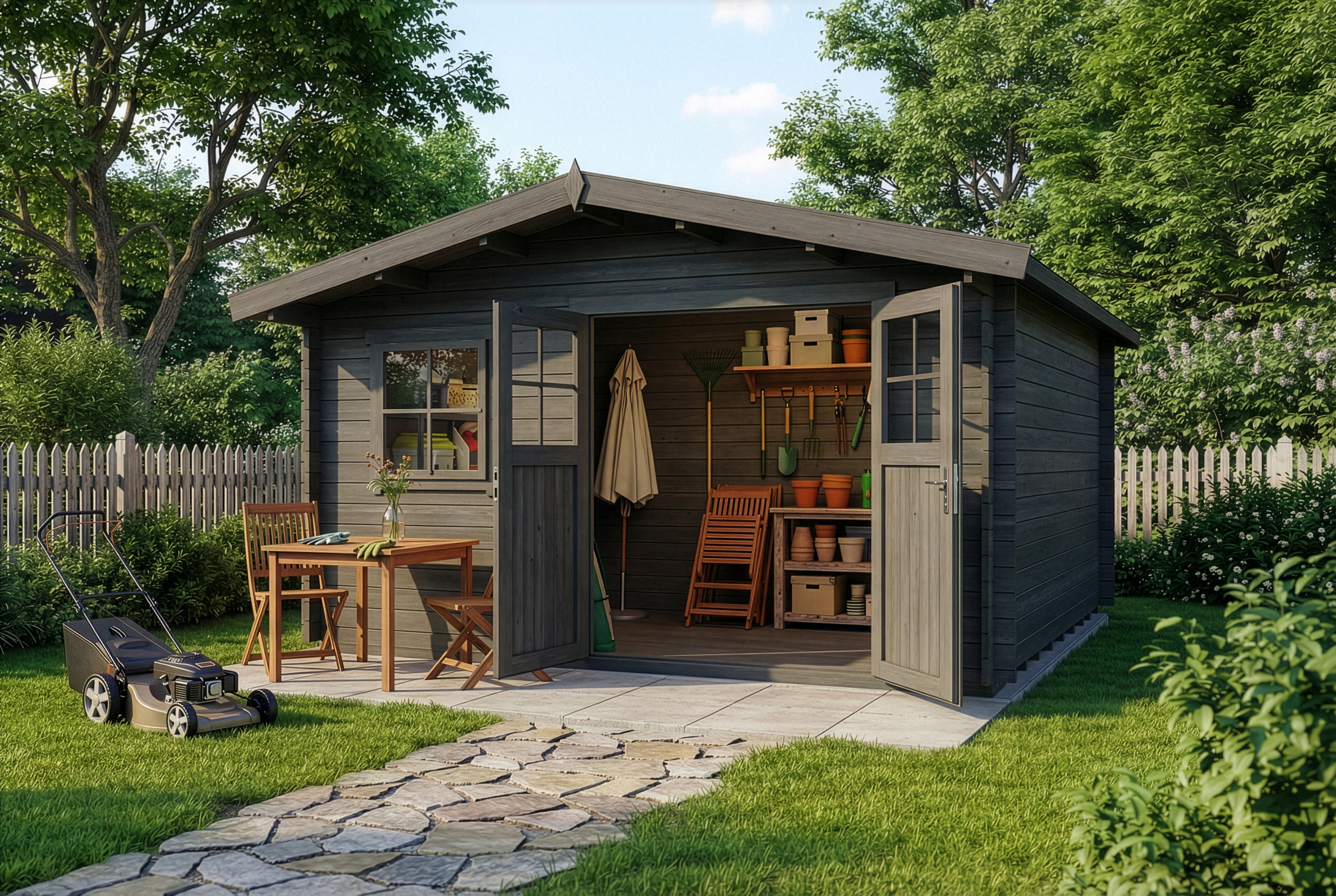 21 % Discount! Gartenhaus Valeria|4x4m