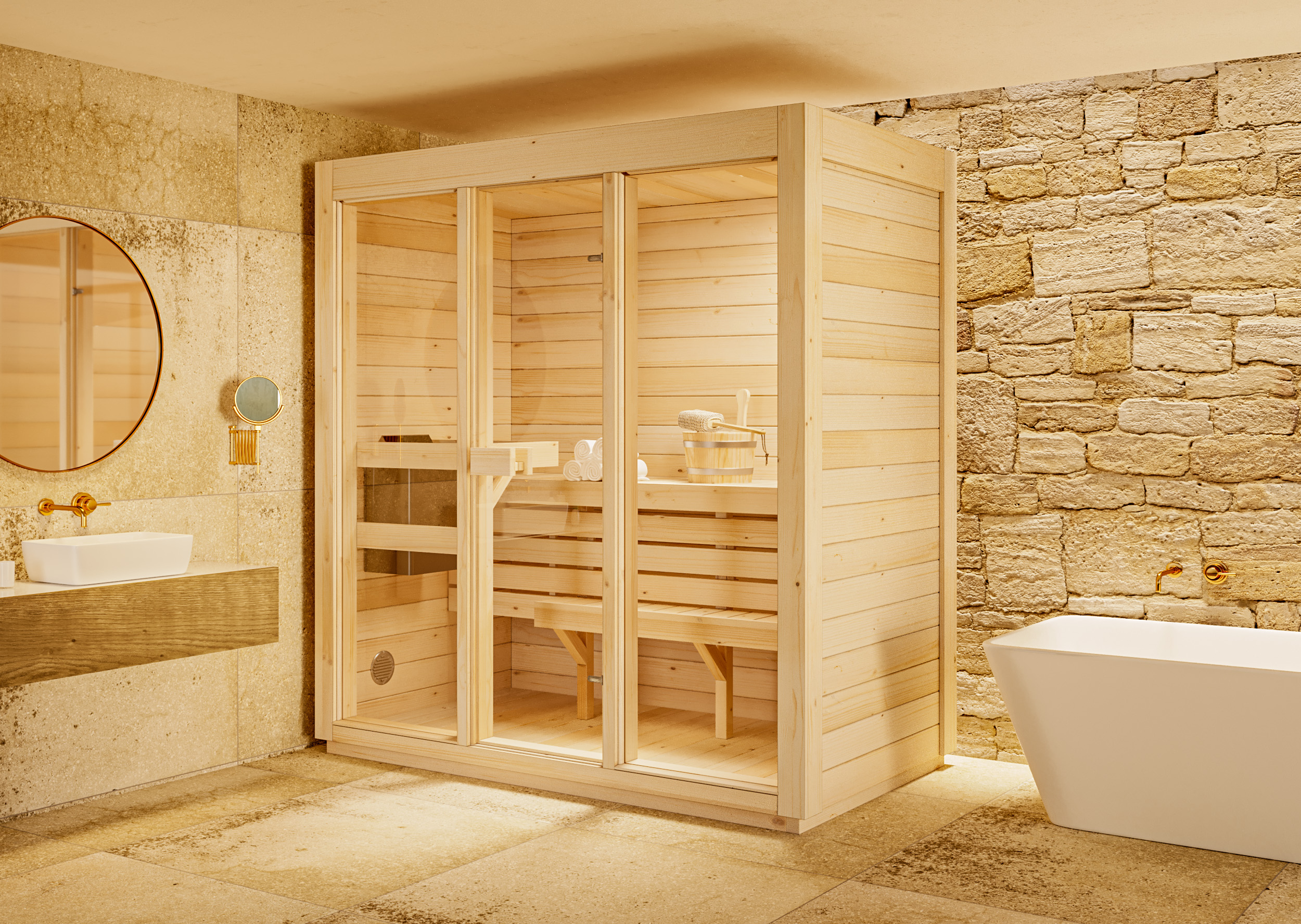 FinnTherm Innensauna Kuuma M