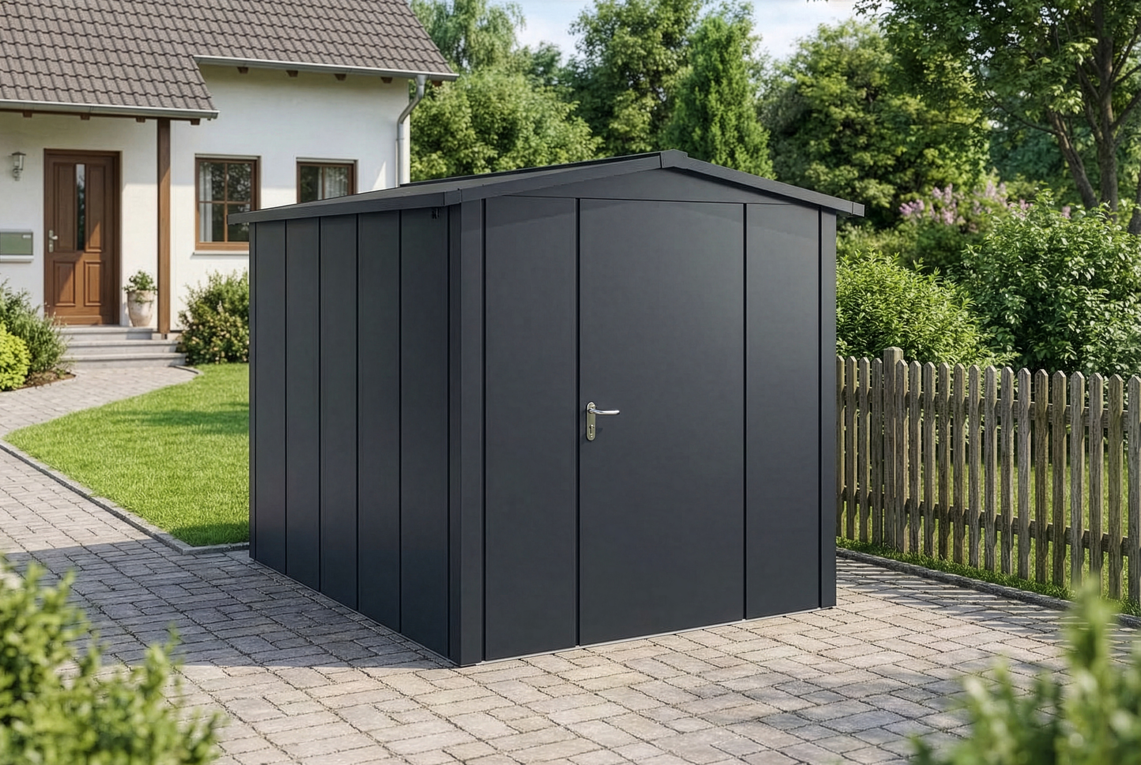 Hörmann Metallgerätehaus 214x262cm Junoline JSD6 Design
