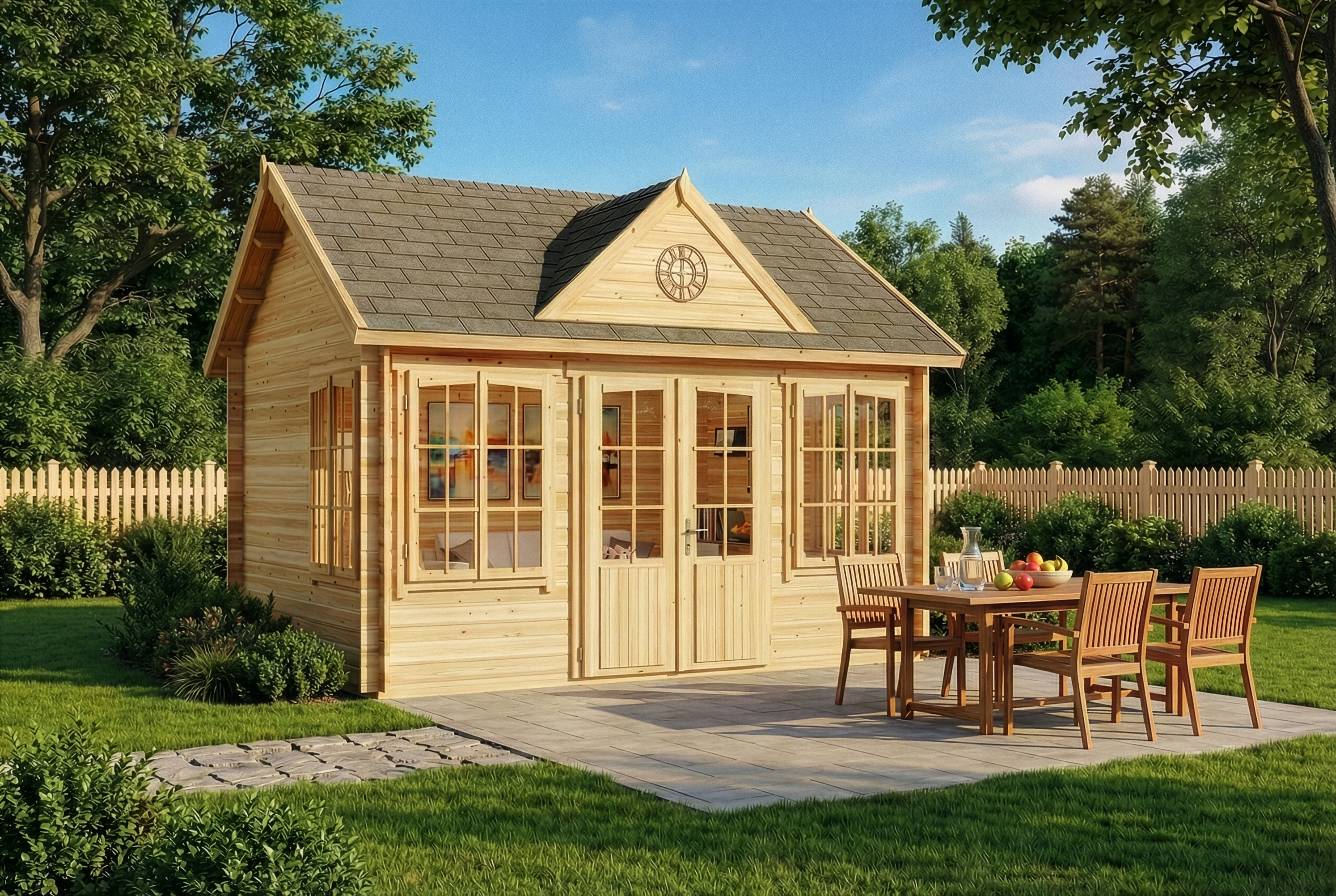 Gartenhaus CLOCKHOUSE® | 4x3m Gartenhaus CLOCKHOUSE® | 4x3m