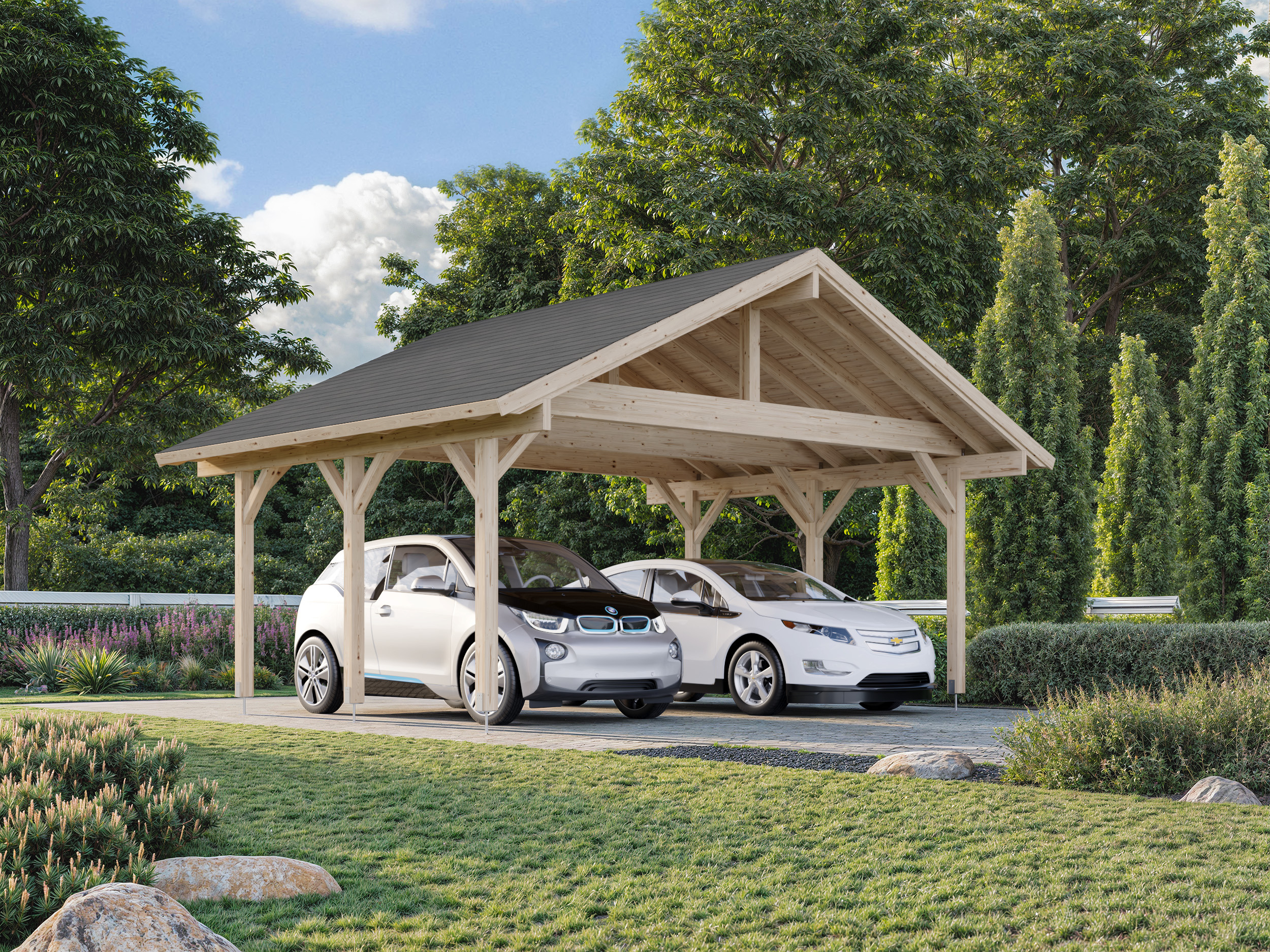 Palmako Doppelcarport Robert 20,6 m²