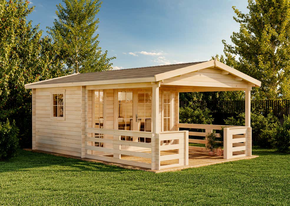 Alpholz Gartenhaus Lappland B