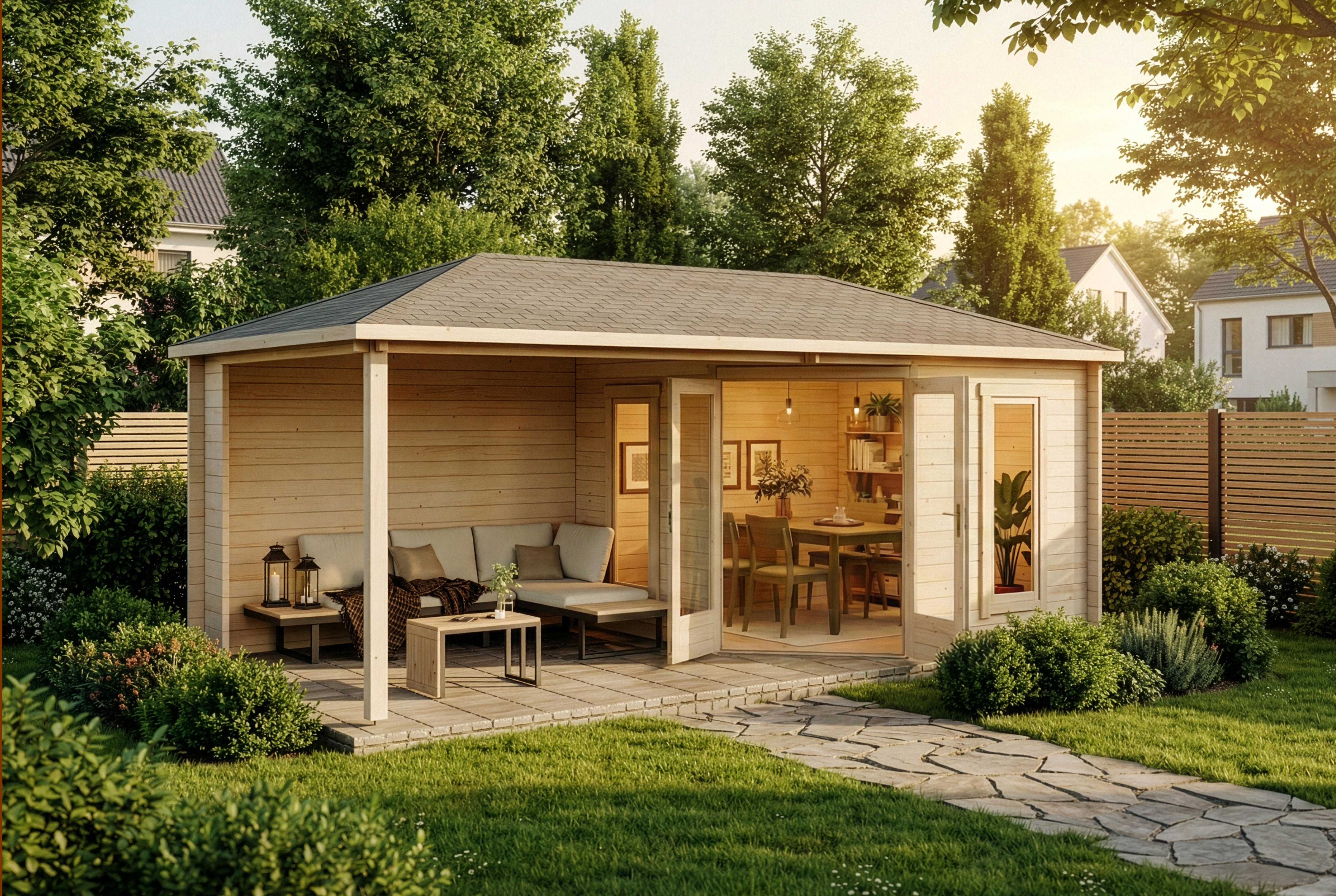 23% Discount! 5-Eck Gartenhaus Liwa 23% Discount! 5-Eck Gartenhaus Liwa