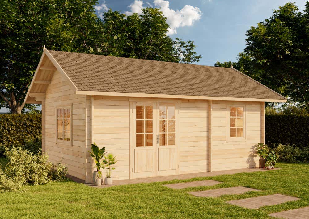 Garten- und Freizeithaus Arizona | 7x5m | Restposten 21% Rabatt Garten- und Freizeithaus Arizona | 7x5m | Restposten 21% Rabatt