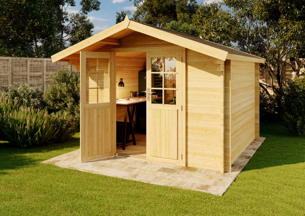 Gartenhaus Anna-44 ISO|3x3m|Rabatt:32% Gartenhaus Anna-44 ISO|3x3m|Rabatt:32%