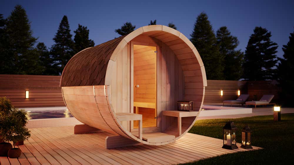 FinnTherm Fasssauna Carrie