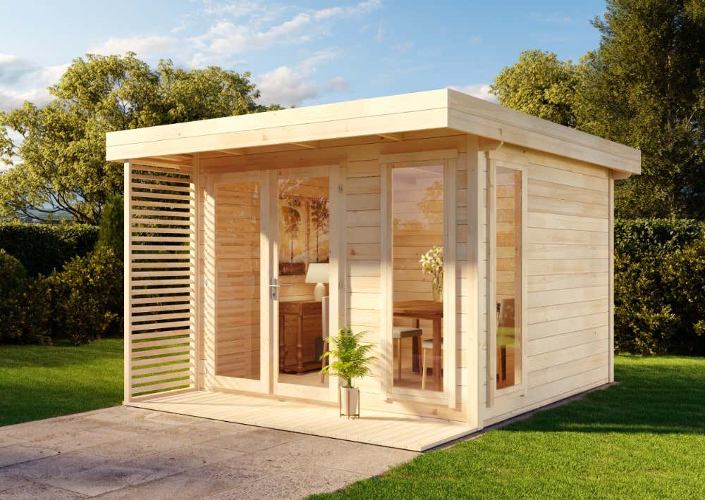 14 % Rabatt: Gartenhaus Aldo-28 D 12m² 14 % Rabatt: Gartenhaus Aldo-28 D 12m²