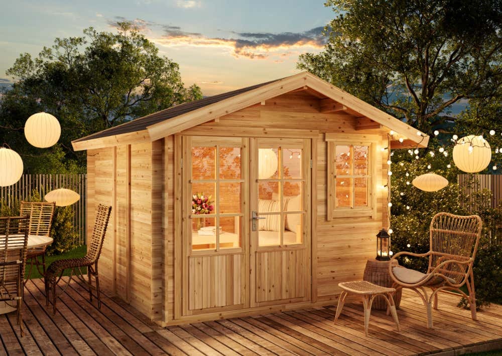 B-Ware Alpholz Gartenhaus Palermo – Ohne Schutz-Imprägnierung | 3x3m | Rabatt:40% B-Ware Alpholz Gartenhaus Palermo – Ohne Schutz-Imprägnierung | 3x3m | Rabatt:40%