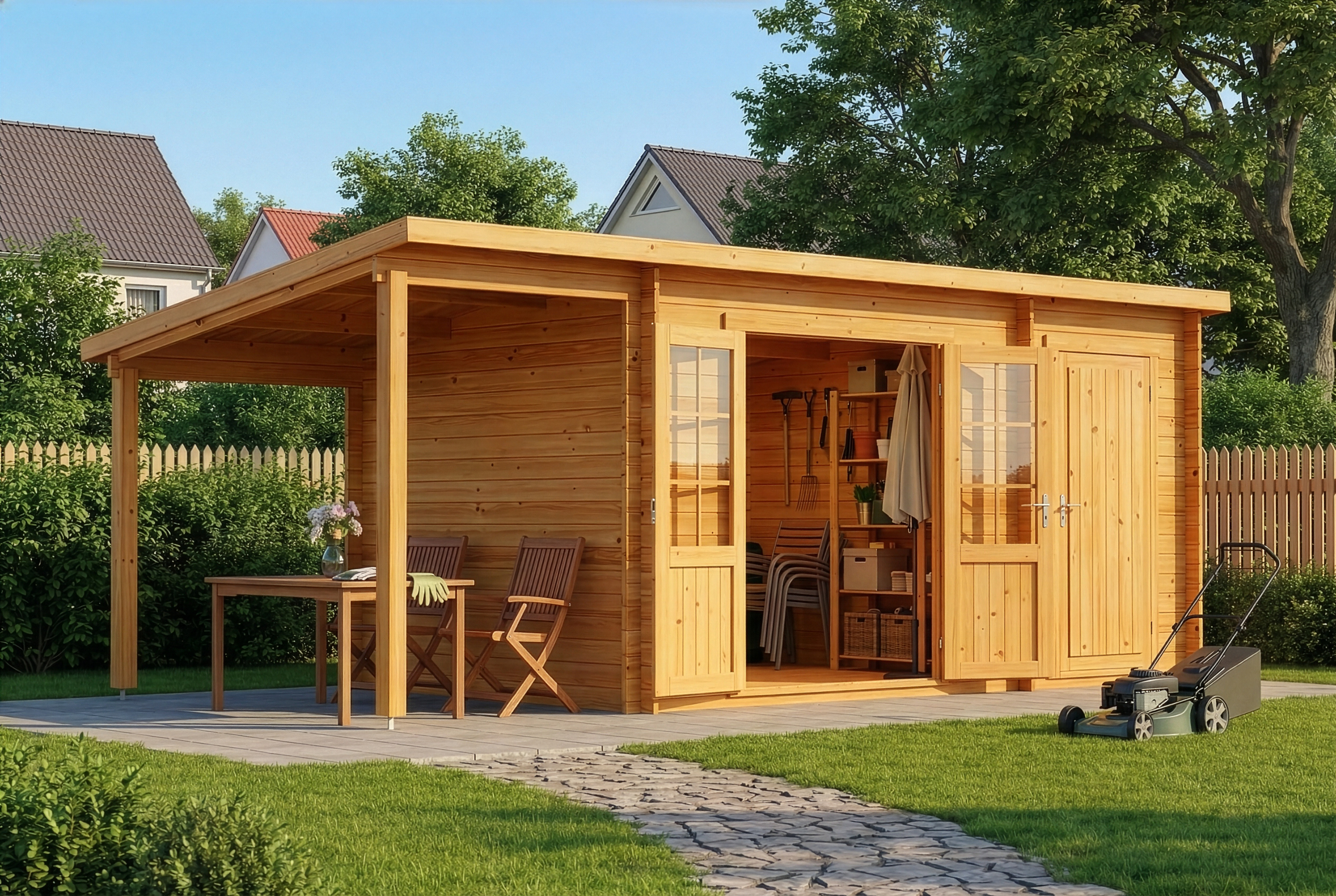 eco-set---pultdach-gartenhaus-maria-mit-anbau-schleppdach---impragniert-284099-L1-1-00522-5056x3392