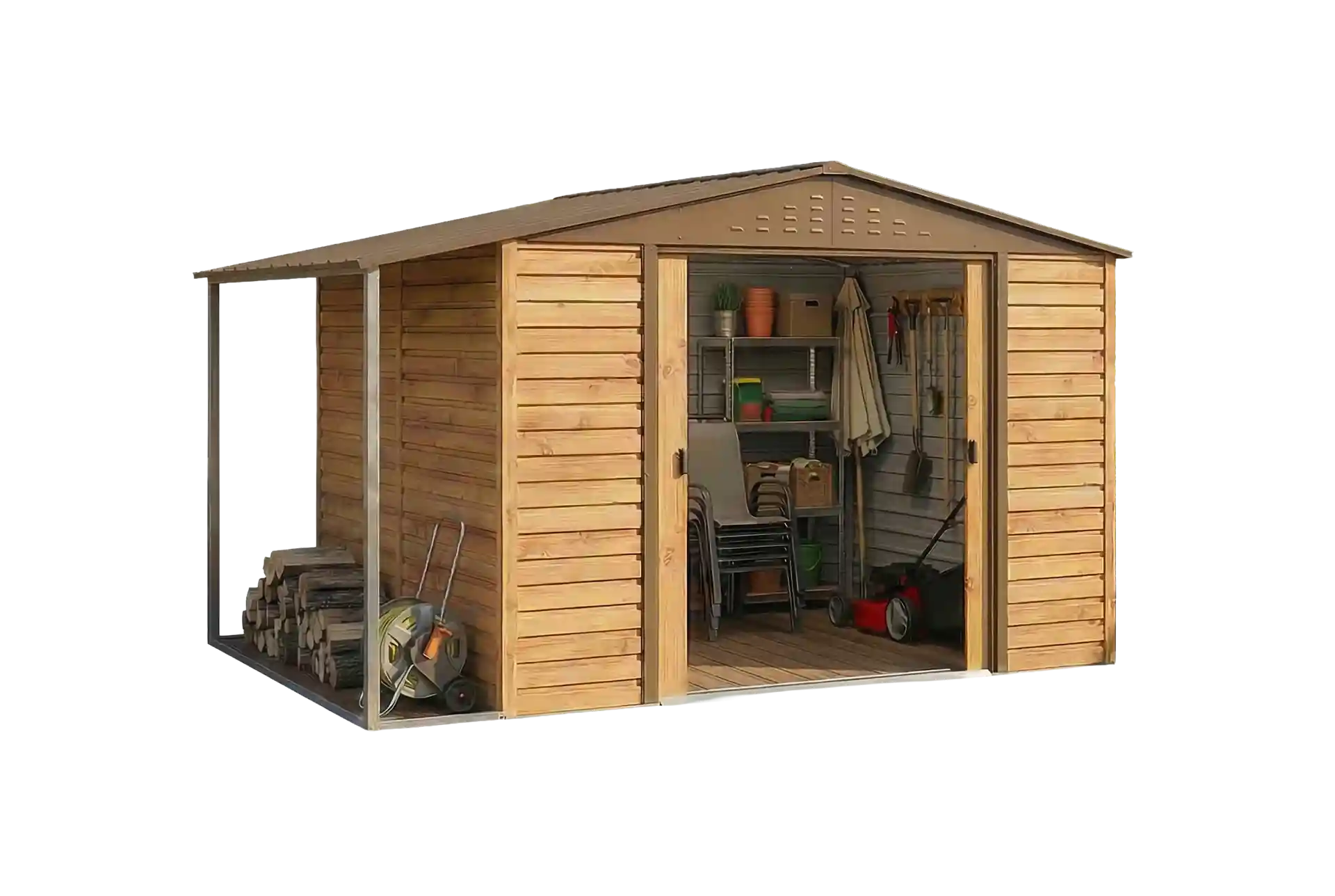 duramax-metall-geratehaus-alpine-3x2-4m-holzoptik-mit-anbau-279825-D7-1-00031-2528x1696